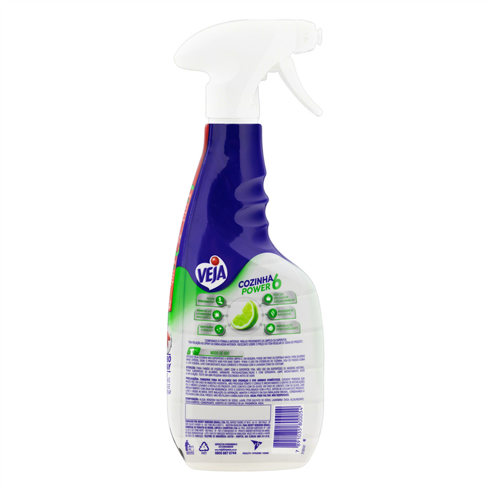 Veja Cozinha Desengordurante Limao Gatilho 500ML 30%Off-Unidade/1