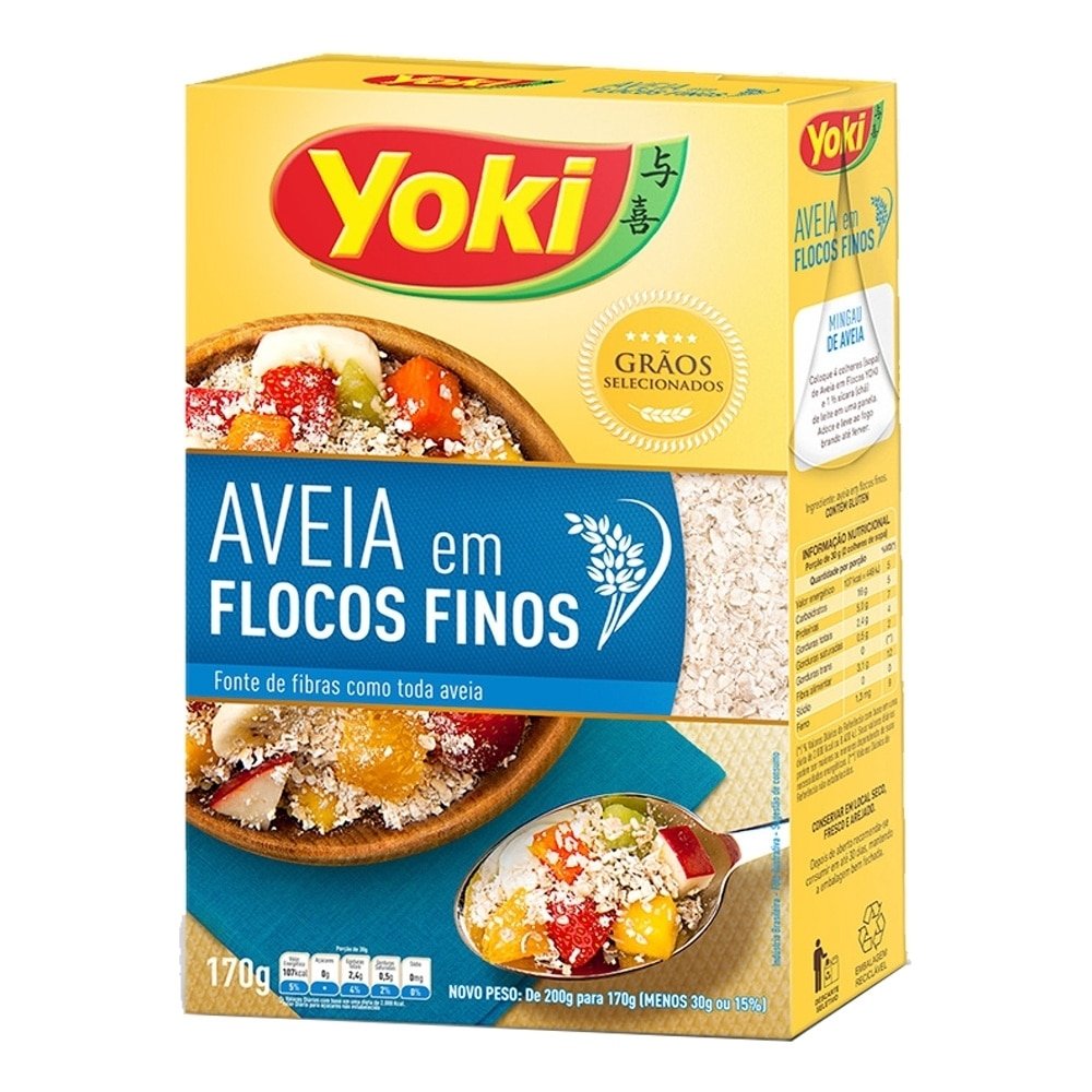Aveia Yoki Flocos Fino 170g ( 2833 )