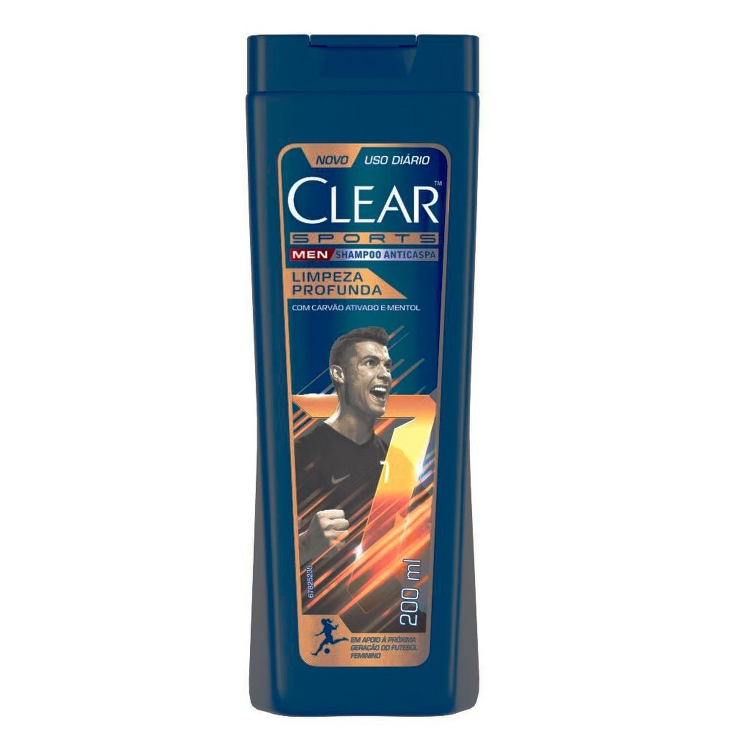 Shampoo Clear Anticaspa Limpeza Profunda, Men, 200ml