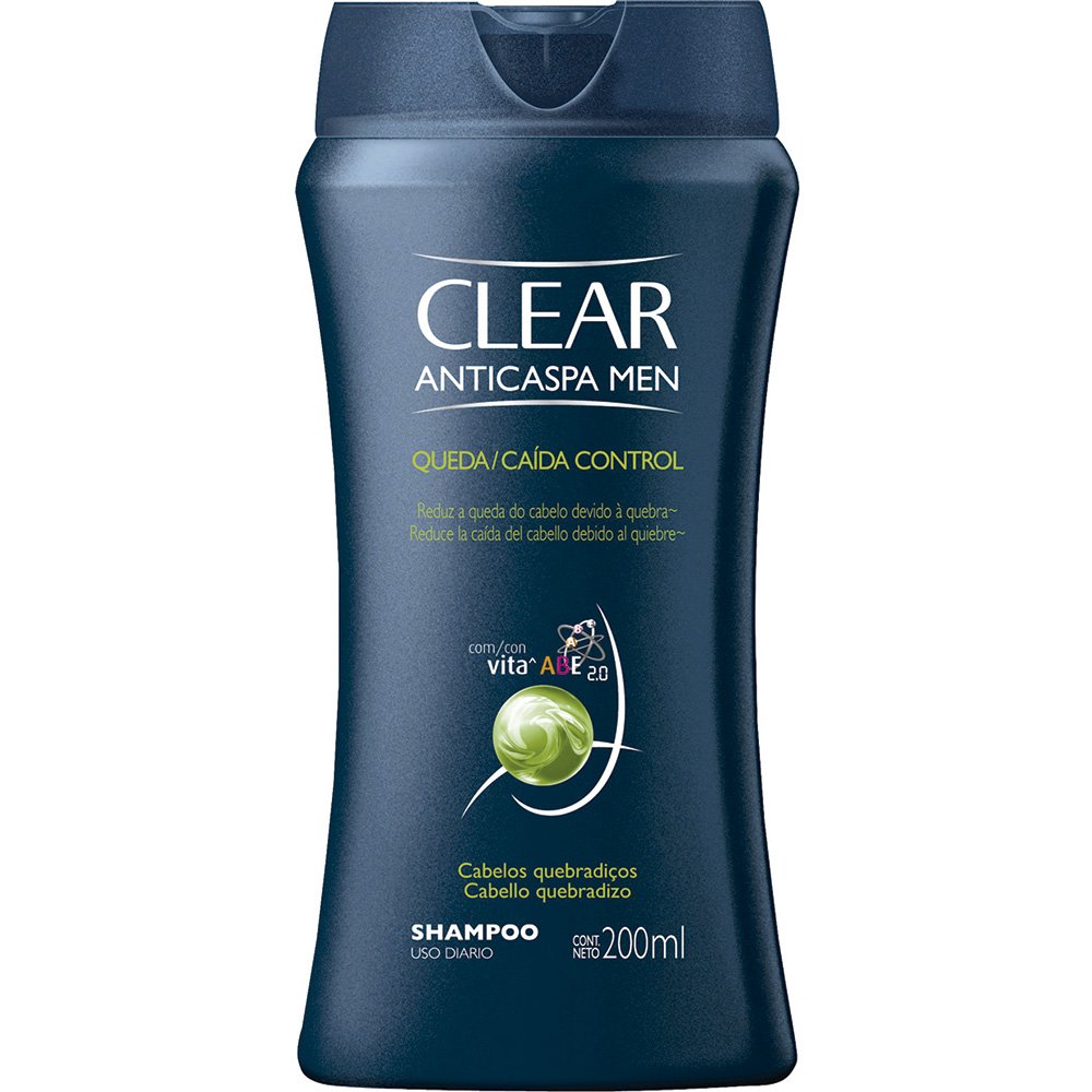 Shampoo Clear, Controle de Queda, Men, 200ml