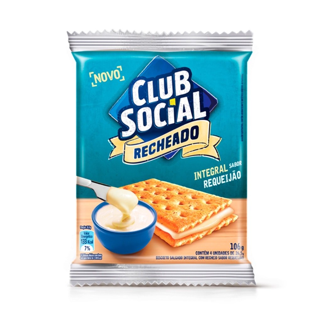 Biscoito Requeijão Club Social 26,5g