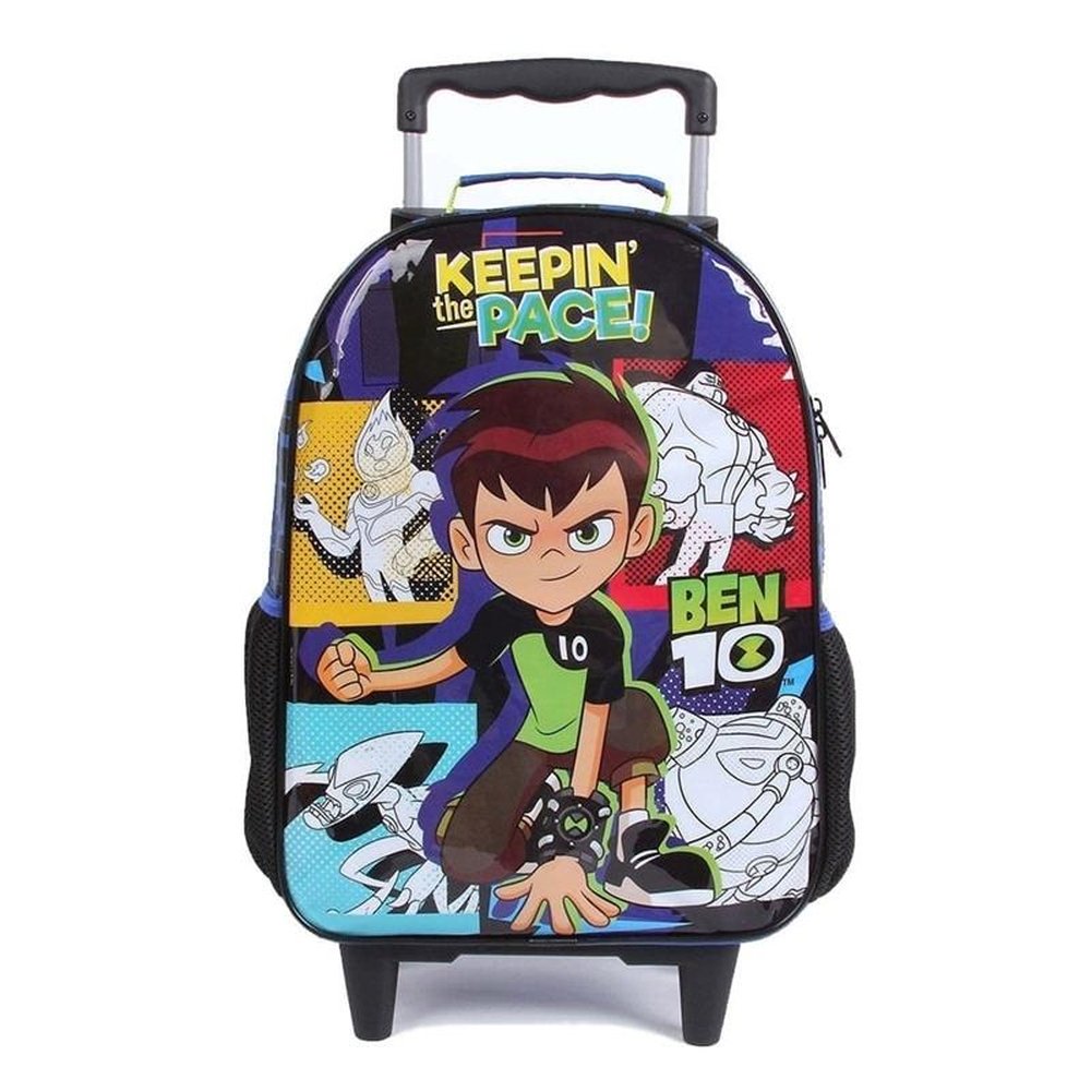 Mochila com Carrinho Dermiwil Ben 10 Grande