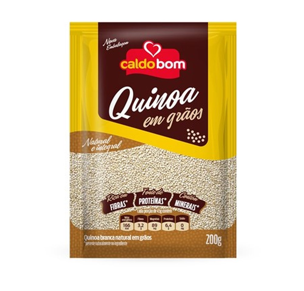 Quinoa em grãos 200g - caldo bom (Embalagem contém 6 unidades)