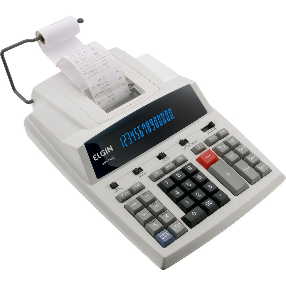 Calculadora de Mesa Elgin MB7142 c/ Visor, 14 Dígitos,