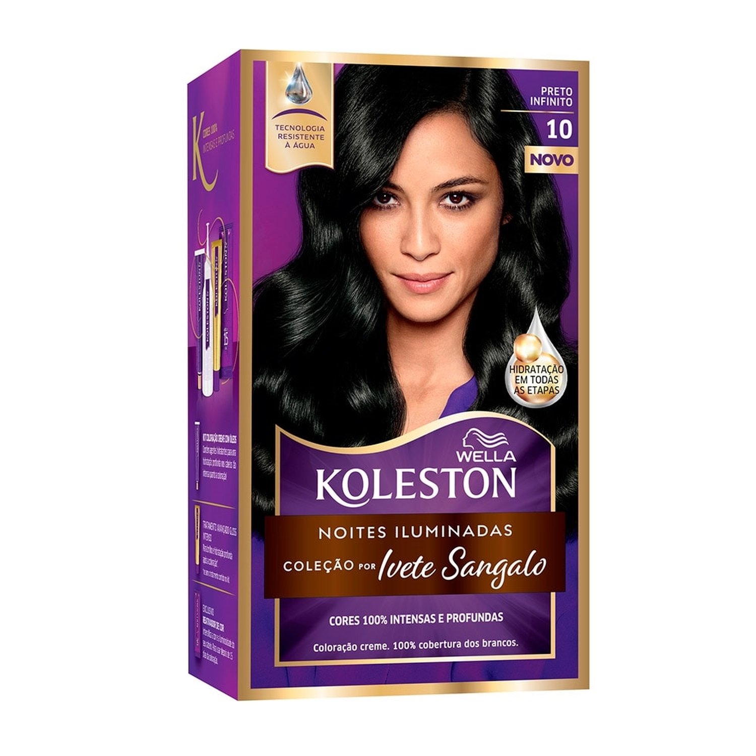 Tintura Koleston 10 Preto Infinito, Noites Iluminadas, 55g
