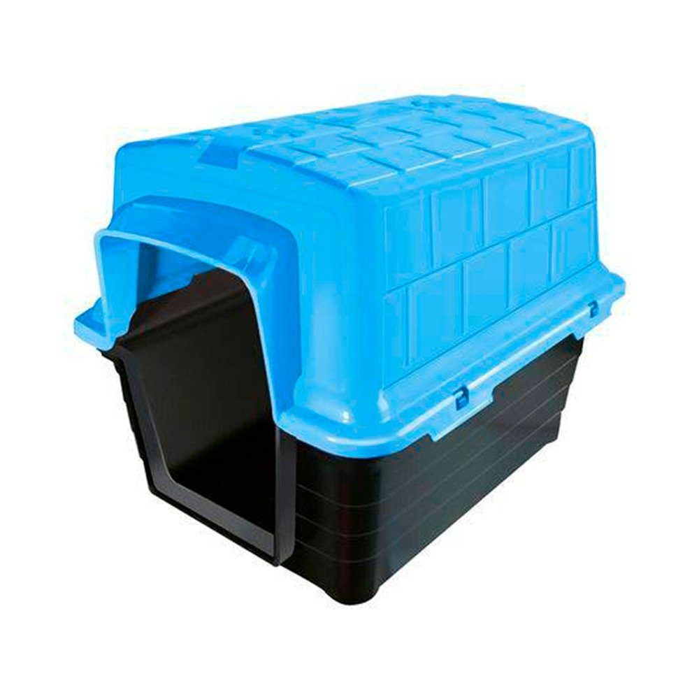 Casinha Plástica Furacão Pet Azul N°4