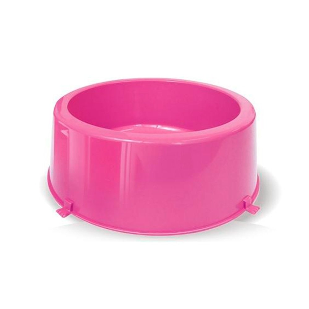 Comedouro Plastico Classic N2 Rosa 1.080ml