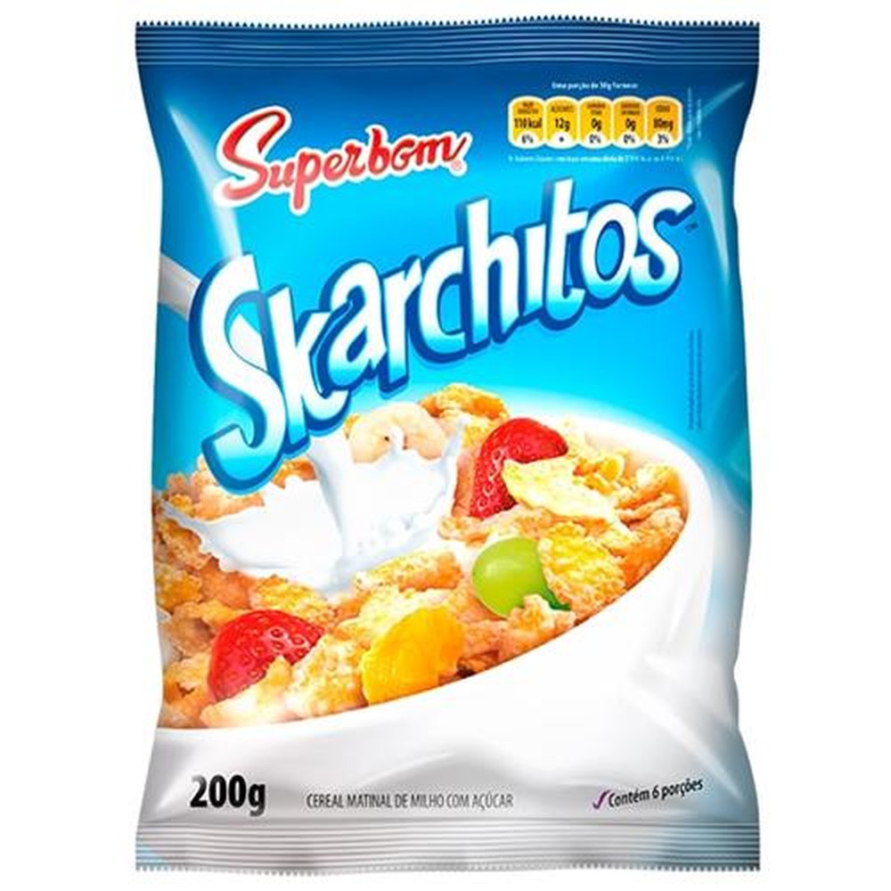 Cereal Matinal Skarchitos Superbom 200g