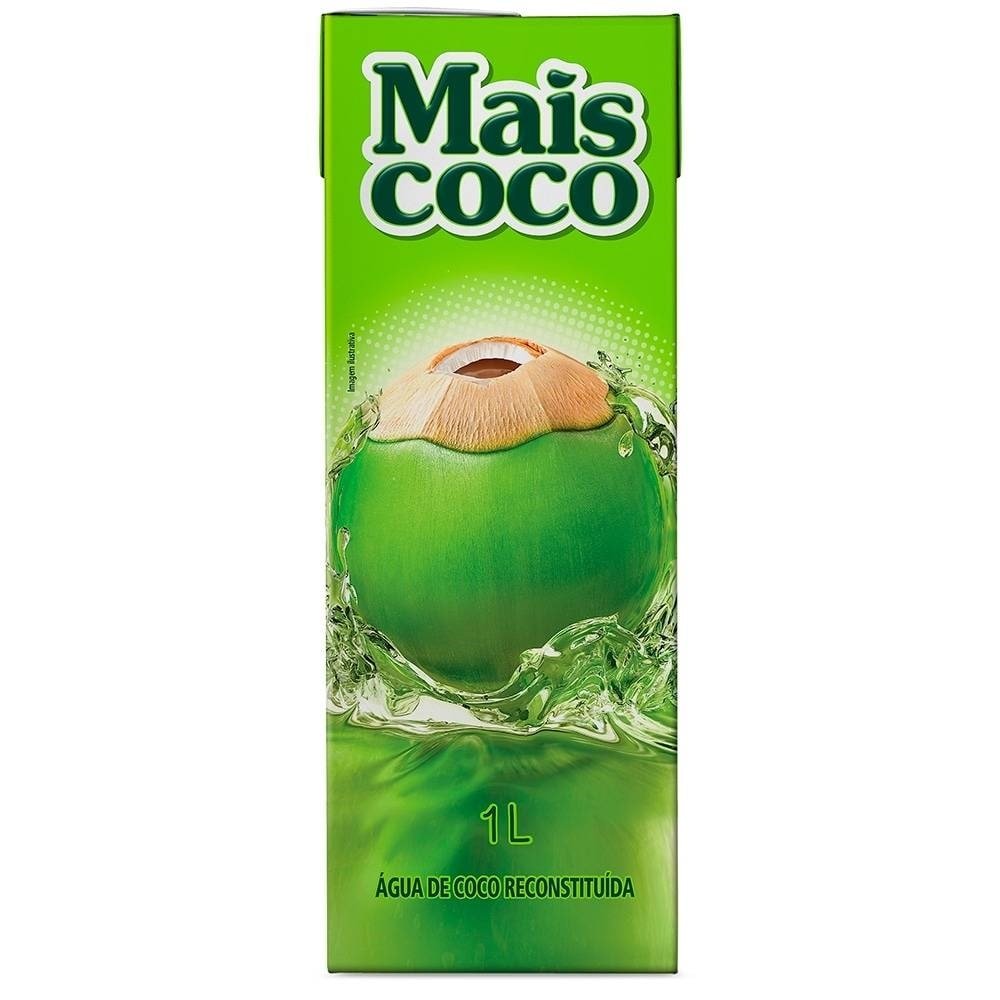 Água de Coco Mais Coco Tetra Pack 1L