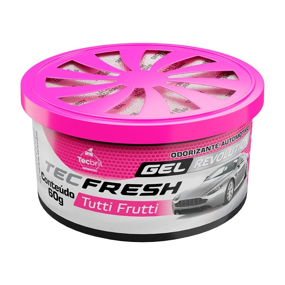 Aromatizador em Gel Automotivo Tecbril Tutti Frutti 60g