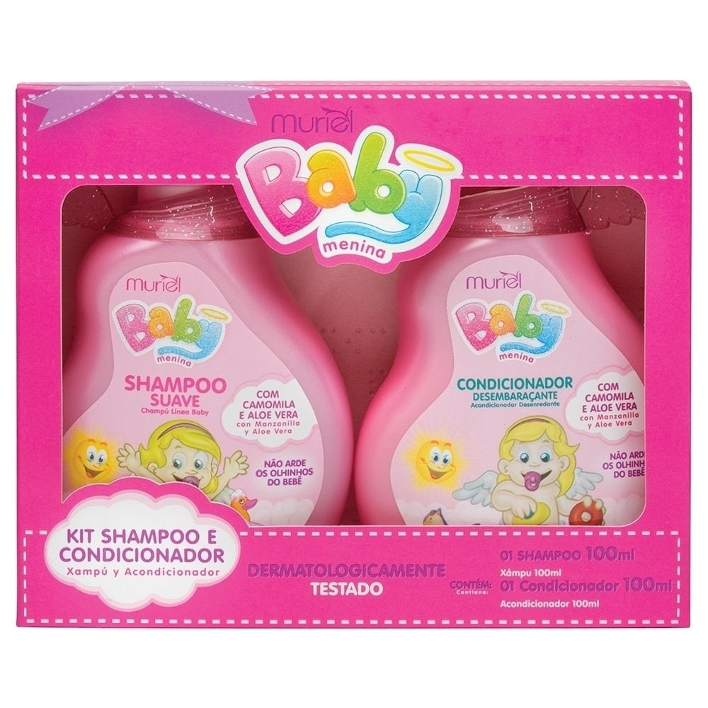 Shampoo+Condicionador Muriel Baby Menina 100ml