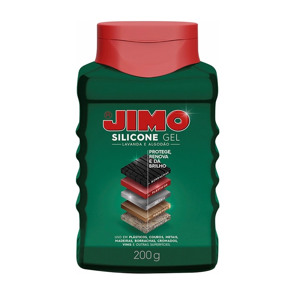 Silicone Jimo Gel Lavanda e Algodão 200g