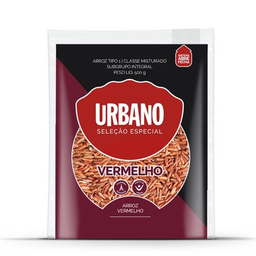 Arroz Urbano Vermelho Embalagem 10x500Kg