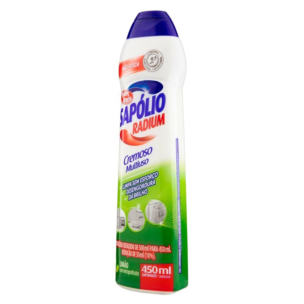 Saponaceo Cremoso Limao 450ml Radium
