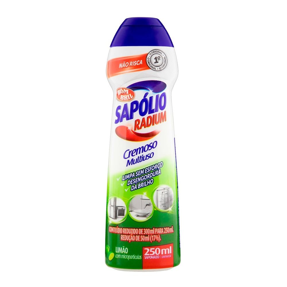 Sapolio Radium Cremoso 250ml Limao
