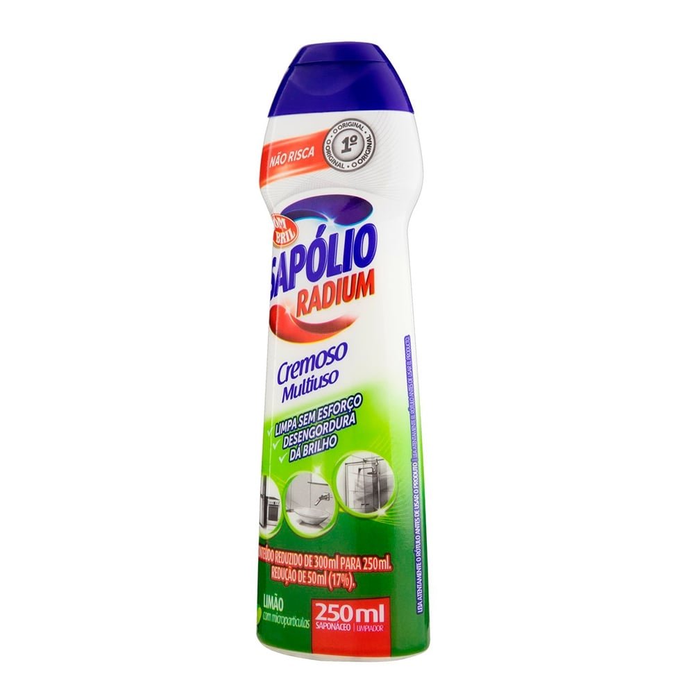 Sapolio Radium Cremoso 250ml Limao
