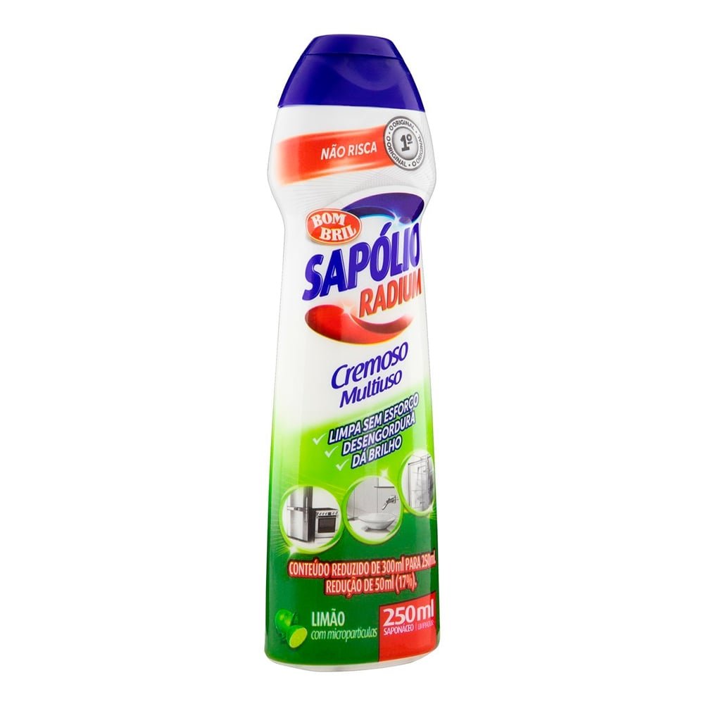 Sapolio Radium Cremoso 250ml Limao