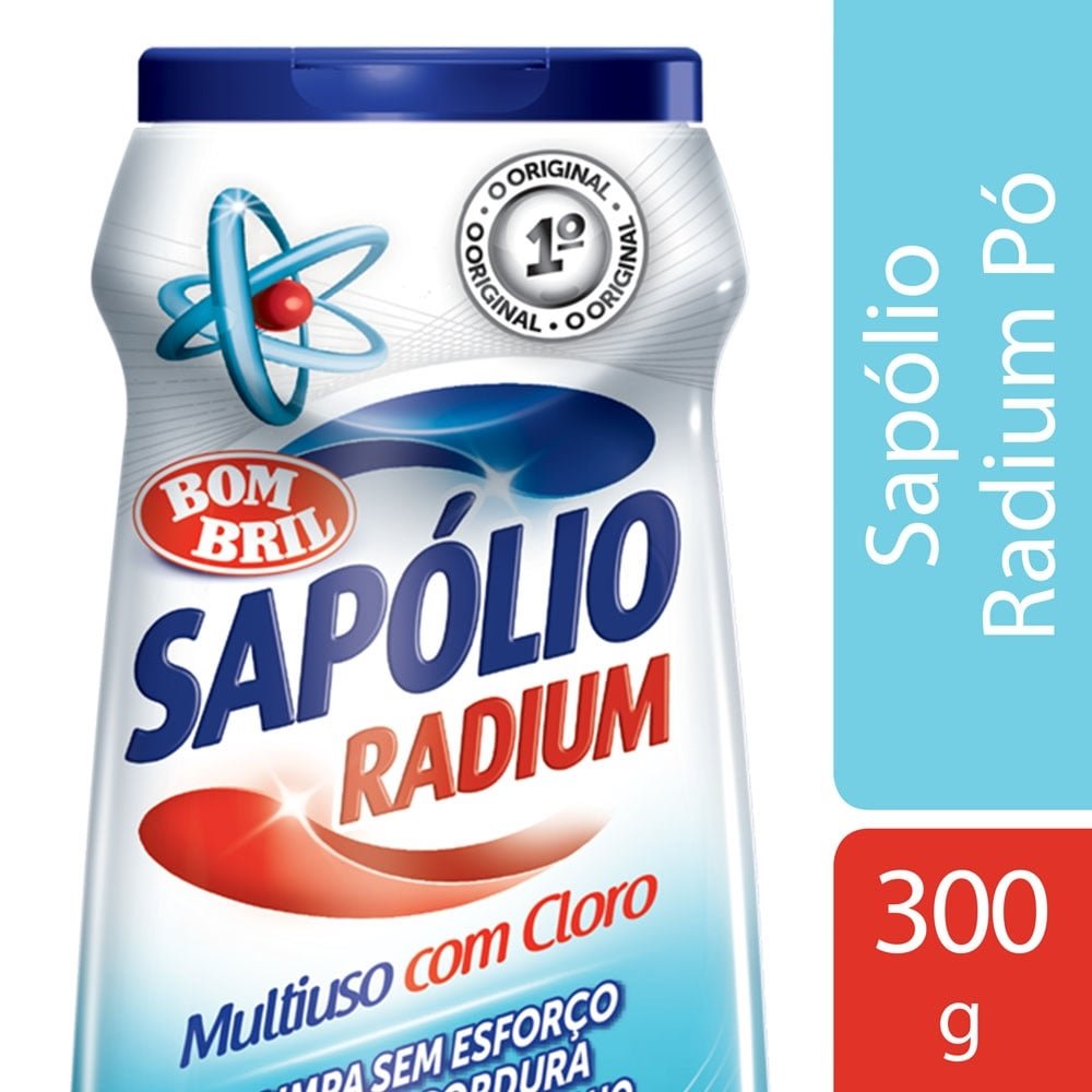 Saponáceo em Pó com Cloro 300g - Sapólio Radium