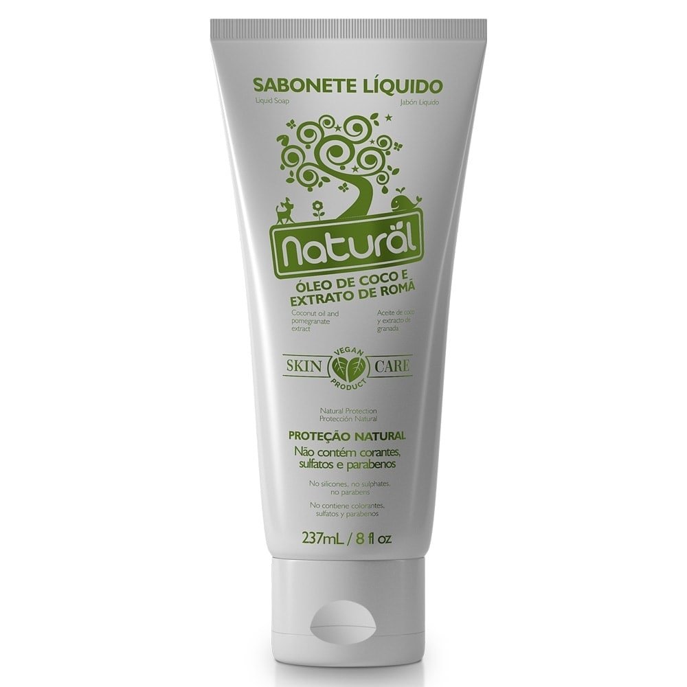 Sabonete Líquido Org Suavetex Óleo de Coco e Extrato de Romã