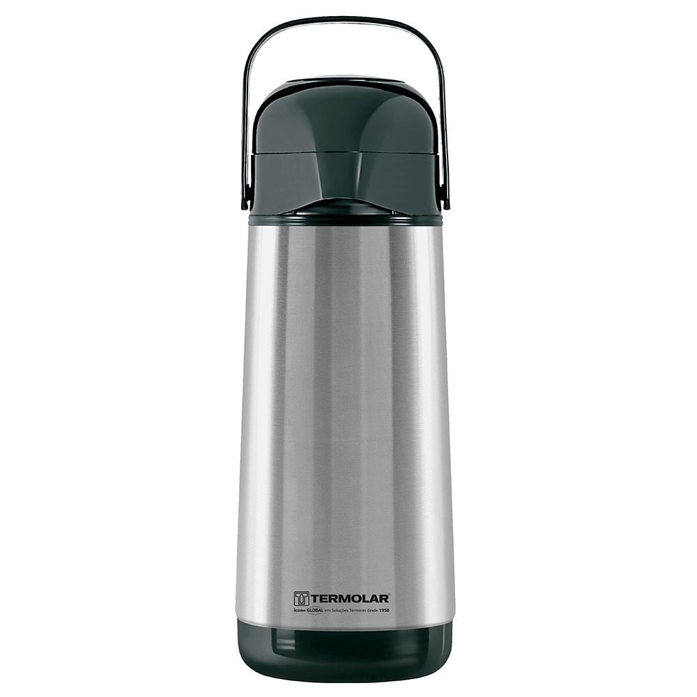 Garrafa Térmica Lumina 1 Litro Pressão Inox