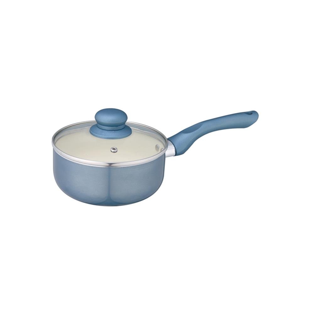 Panela Aluminio/Ceramica 16Cm Prata Casa Ambiente