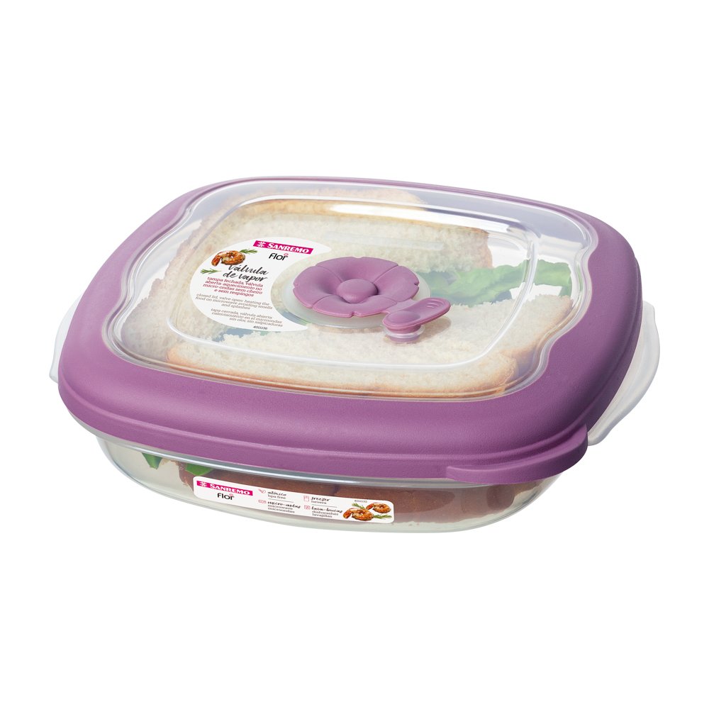 Pote Sanduiche Plastico Sanremo 664Ml Acai