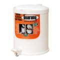 Lixeira 12,0L Plastica C/Pedal Branca Guarani