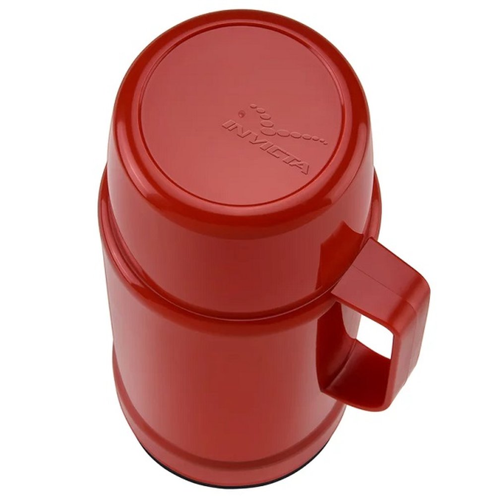 Garrafa Térmica 1L Rolha GLT Vermelha Invicta