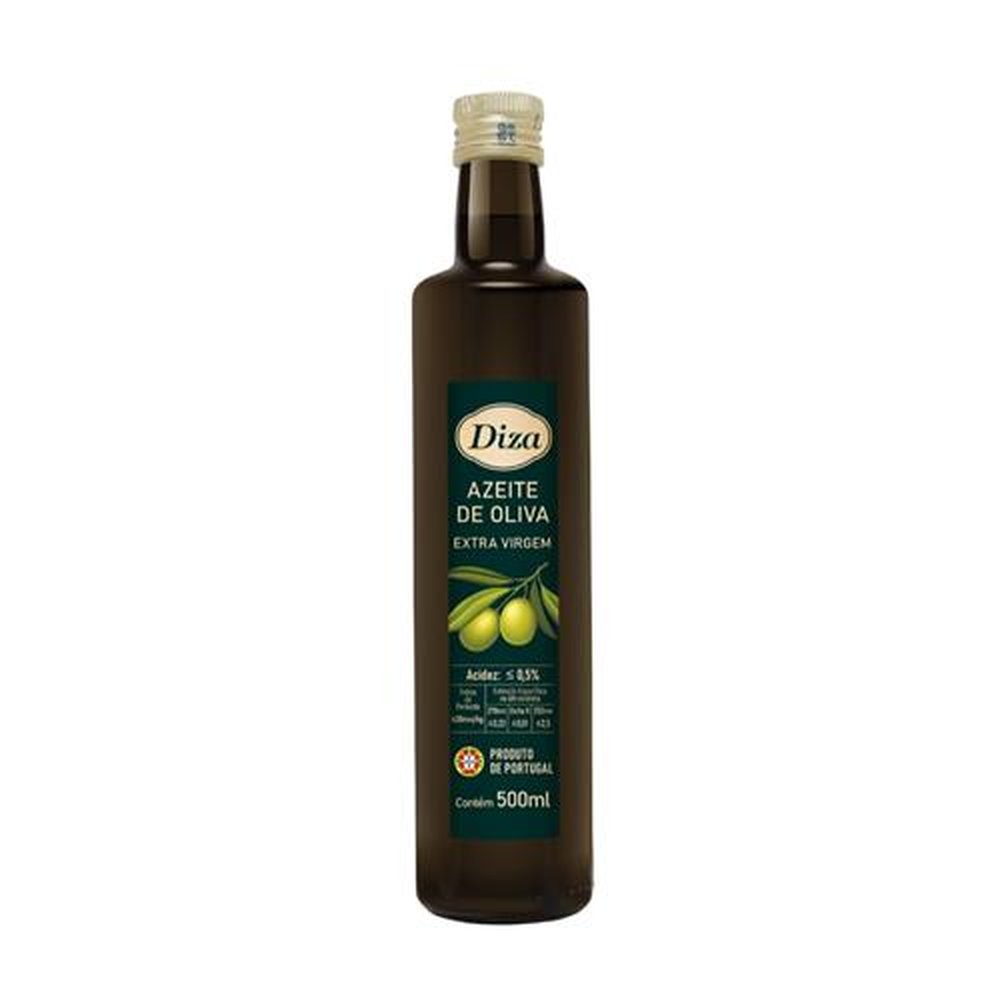 Azeite Oliva Extra Virgem Português Vidro 500ml - Caixas de papelão contendo 12 vidros