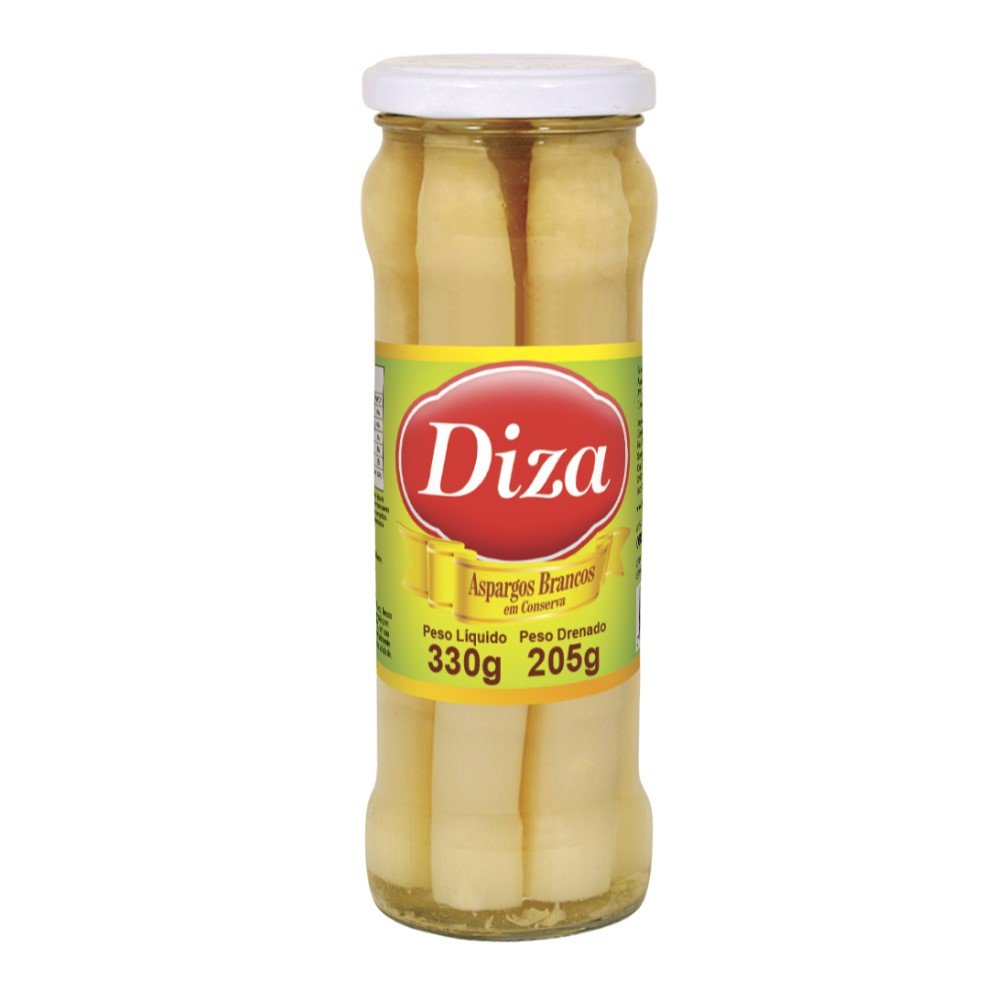 Aspargo Branco em Conserva 205g - Caixa com 12 unidades