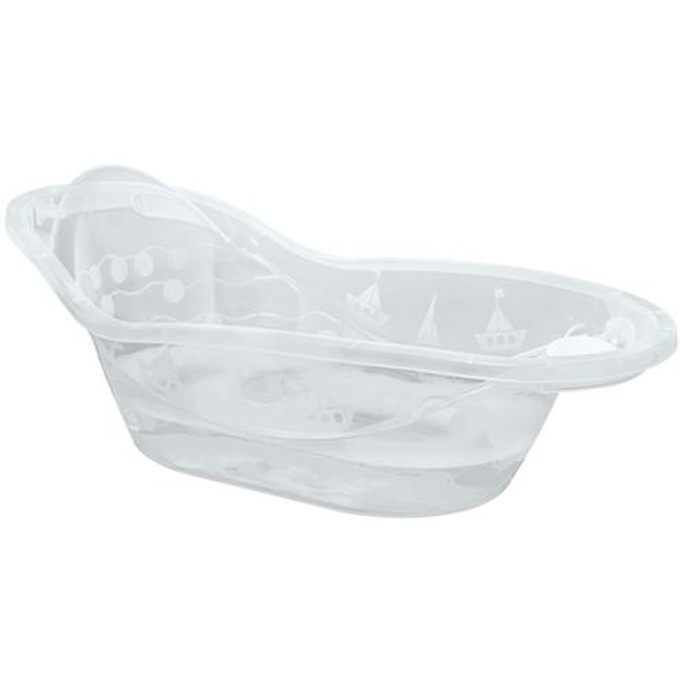 Banheira Infantil 23L Barquinhos Transparente Jaguar