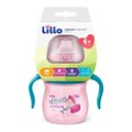 Caneca Lillo Aprendizado com Alça Evolution Bico Silicone Menina 150ml