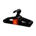 Cabide Plastico Adulto Preto 40Cm Dup C20