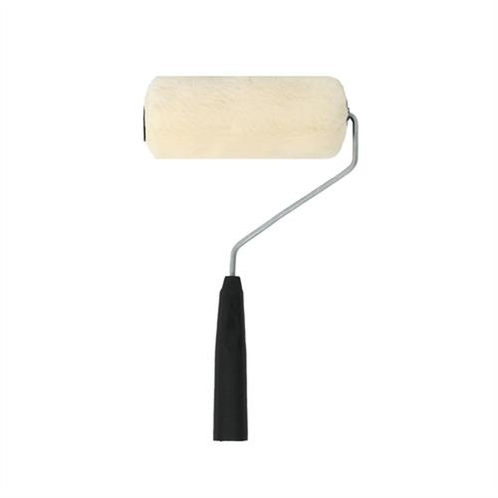 Rolo Lã Natural 18Cm C/Suporte Compel 1018