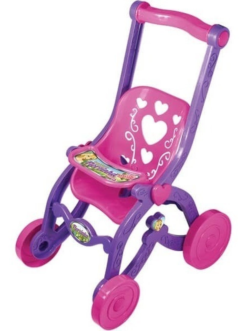 Carrinho De Boneca Brinquemix Baby Car Florzinha Lilas R.135