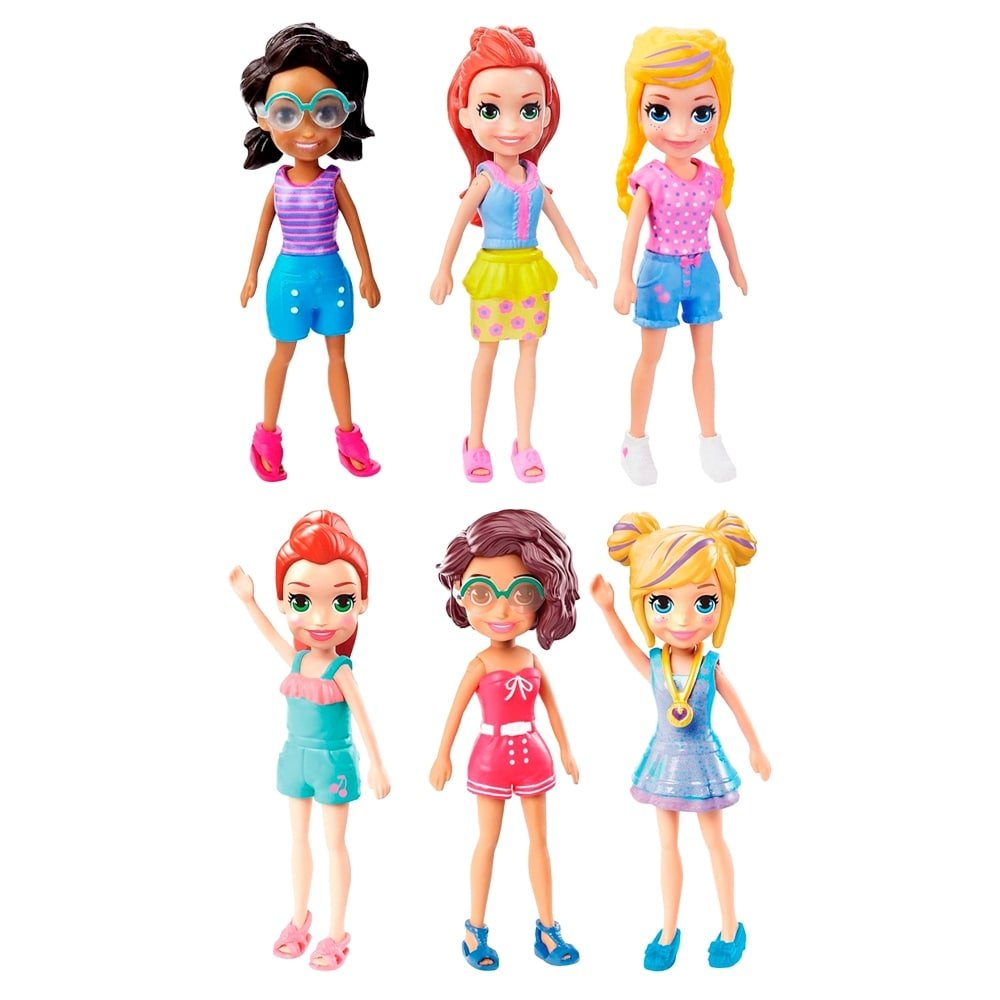 Boneca Polly Pocket Básica FW19 Modelos Sortidos