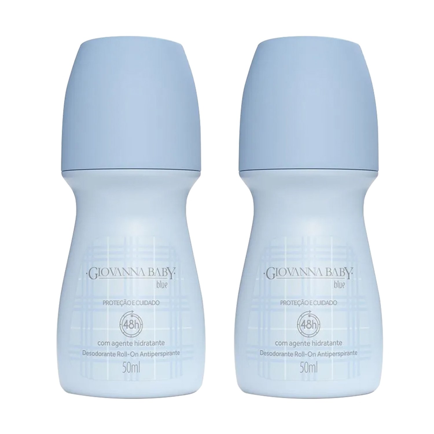 Desodorante Giovanna Baby Roll-On Blue 50ml - Embalagem com 2 Unidades