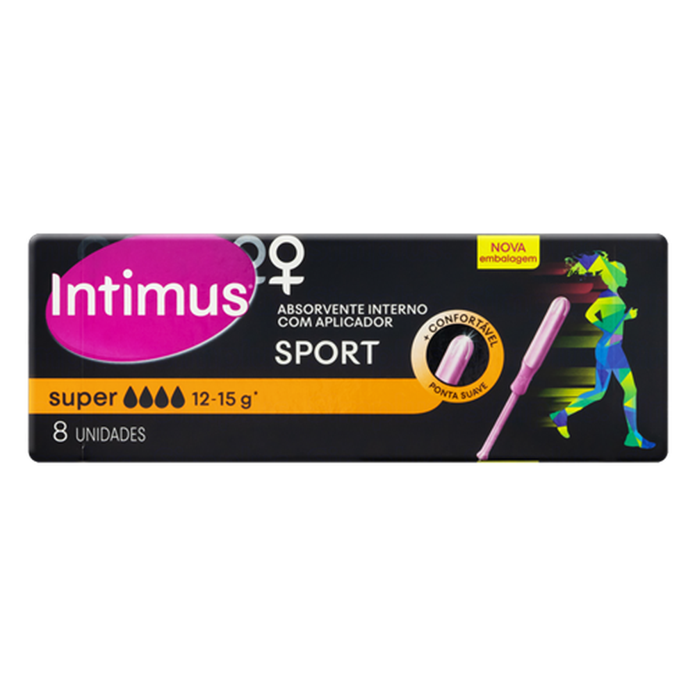 Absorvente Interno Intimus Sport Super Com 8