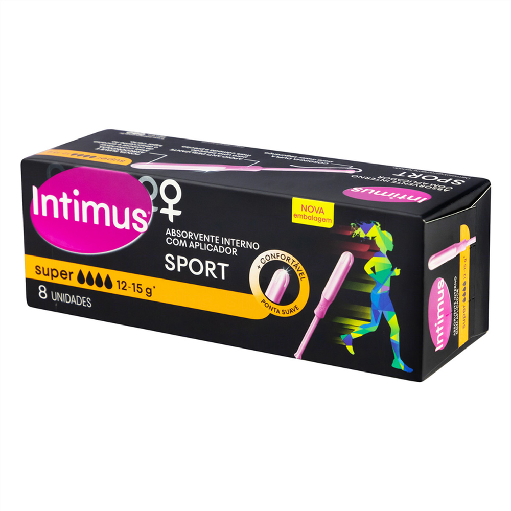 Absorvente Interno Intimus Sport Super Com 8