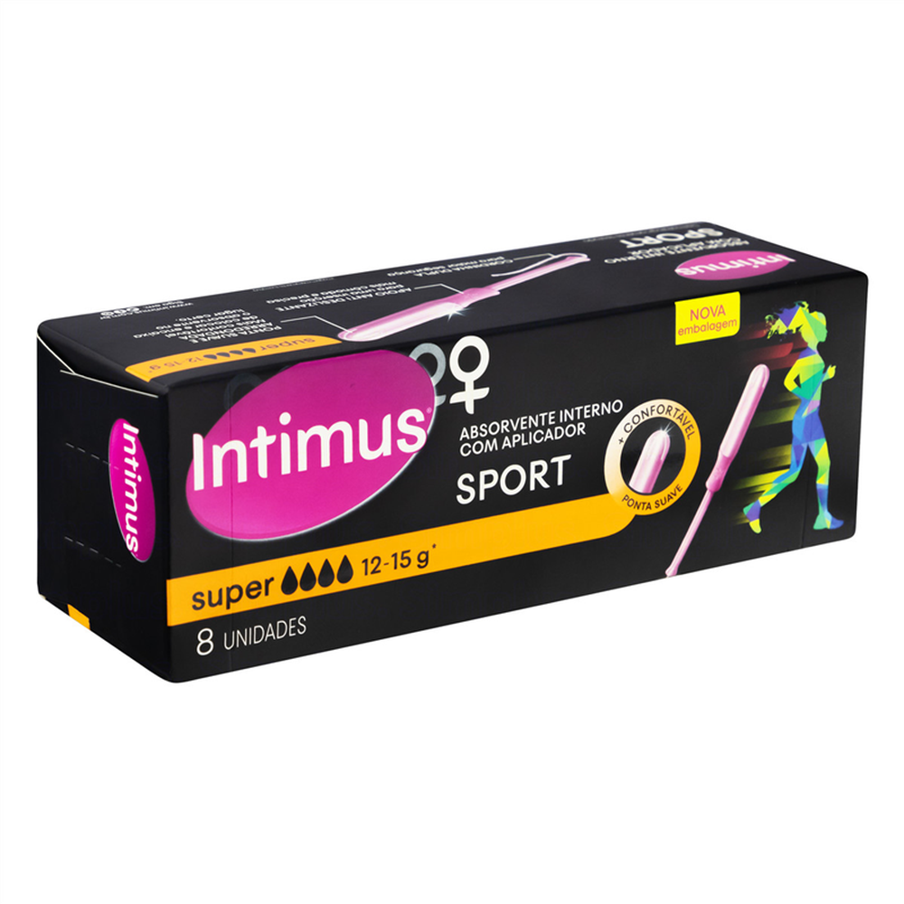 Absorvente Interno Intimus Sport Super Com 8