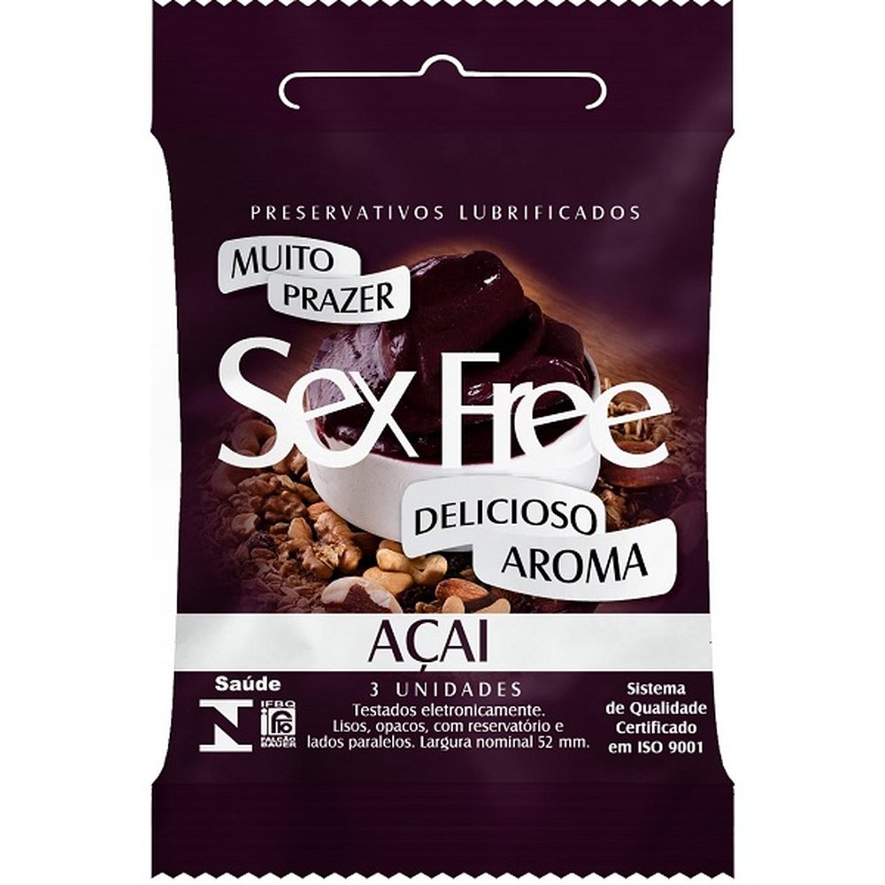 Preservativo Sexfree Acai 1x3