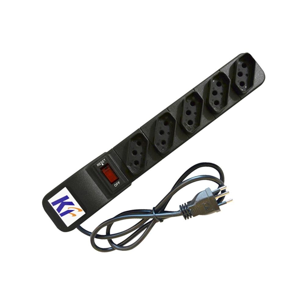Filtro Linha 5 Tomadas Bivolt Rearme Kf