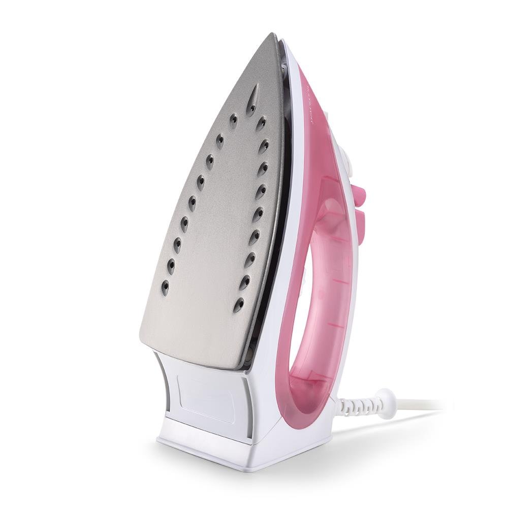 Ferro de Passar Roupa a Vapor Multilaser 127V-1200W Branco/Rosa