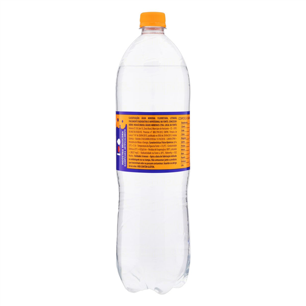 Agua Mineral Indaia Com Gas 1,5l