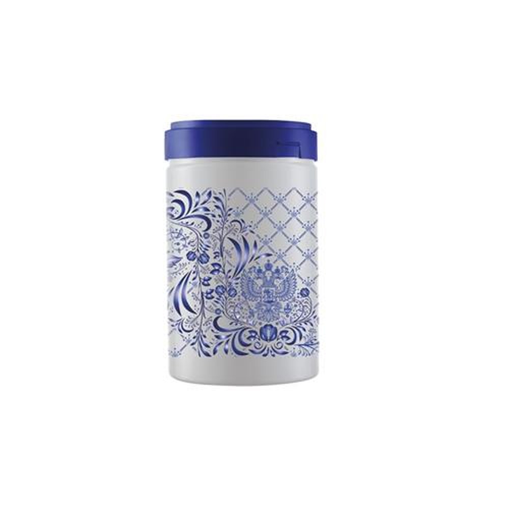 Pote Plástico 1,5L Redondo Decorado Porcelana Inglesa Tampa Save Wave Bandeirante
