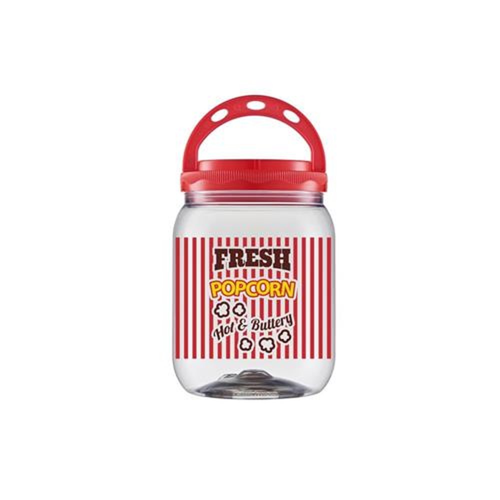 Pote Plástico 1,7L Redondo Decorado Popcorn Bandeirante
