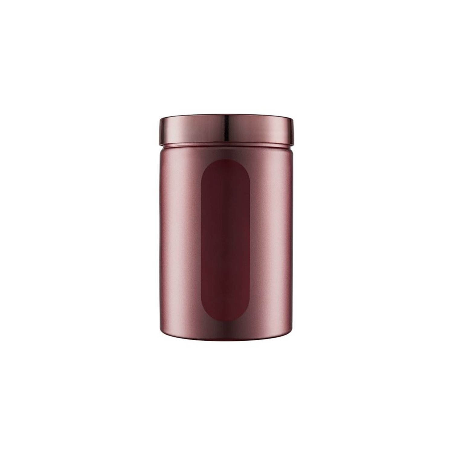 Pote Plástico 1,5L Redondo Window Rosê Bandeirante