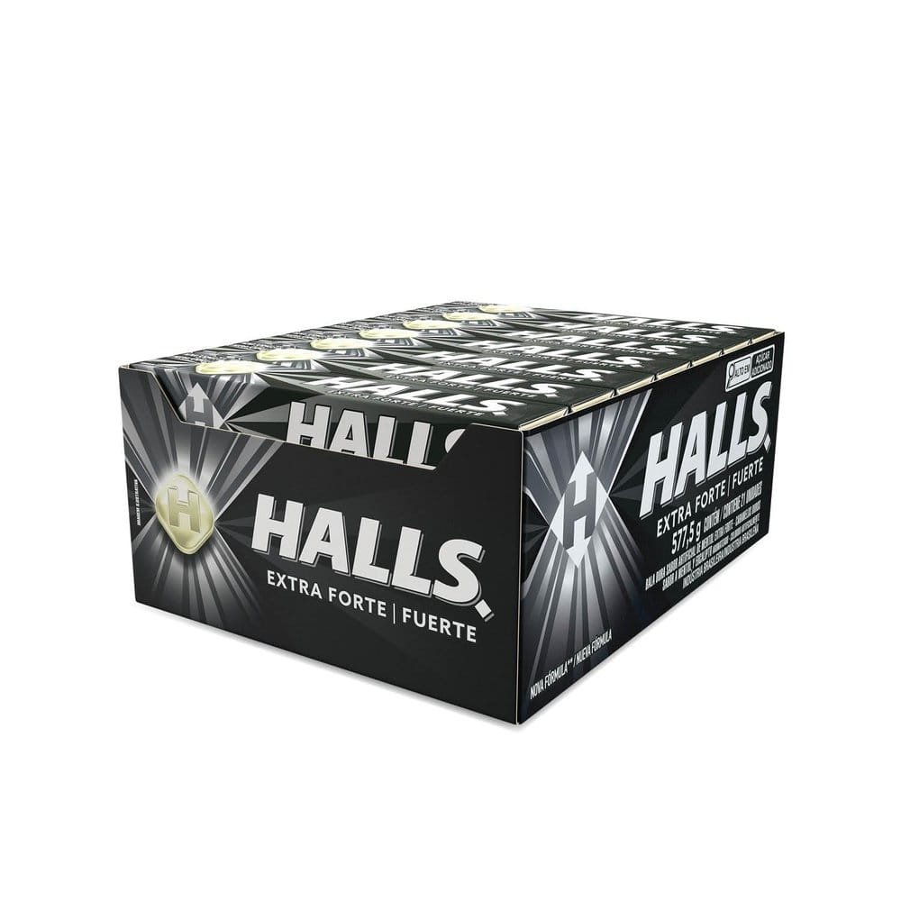 Bala Halls Extra Forte 27,5g - Embalagem com 21 unidades