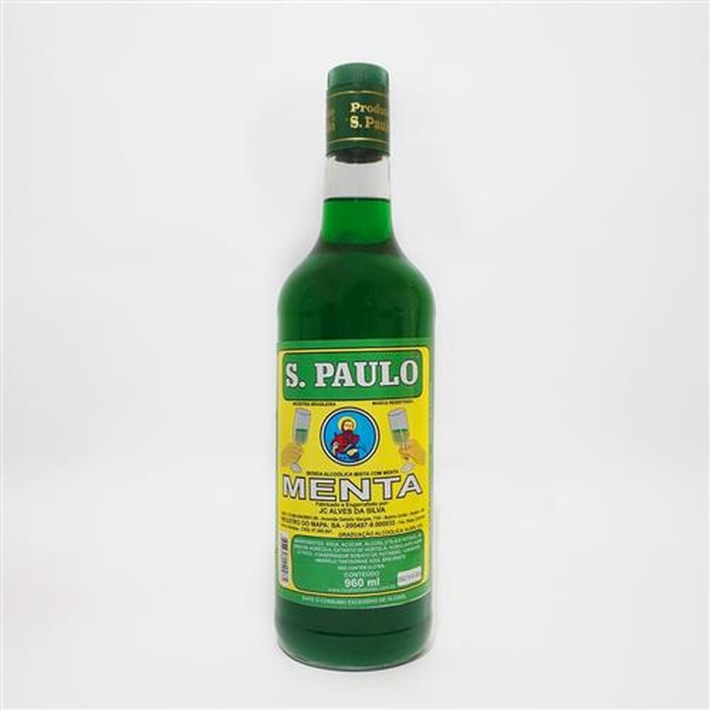 Menta S.Paulo 960 ml Vidro - Embalagem Contém 12 Unidades