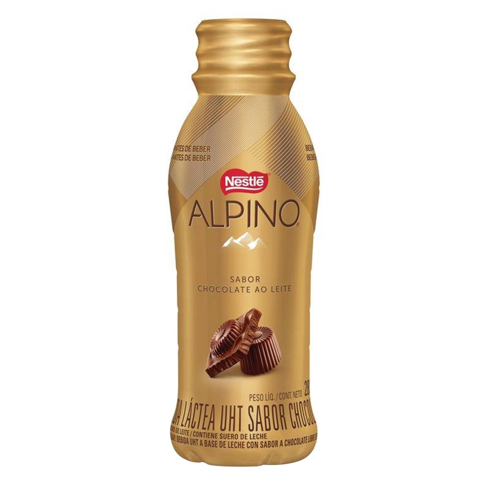 Bebida Láctea Nestlé Alpino 280ml - Embalagem com 6 Unidades